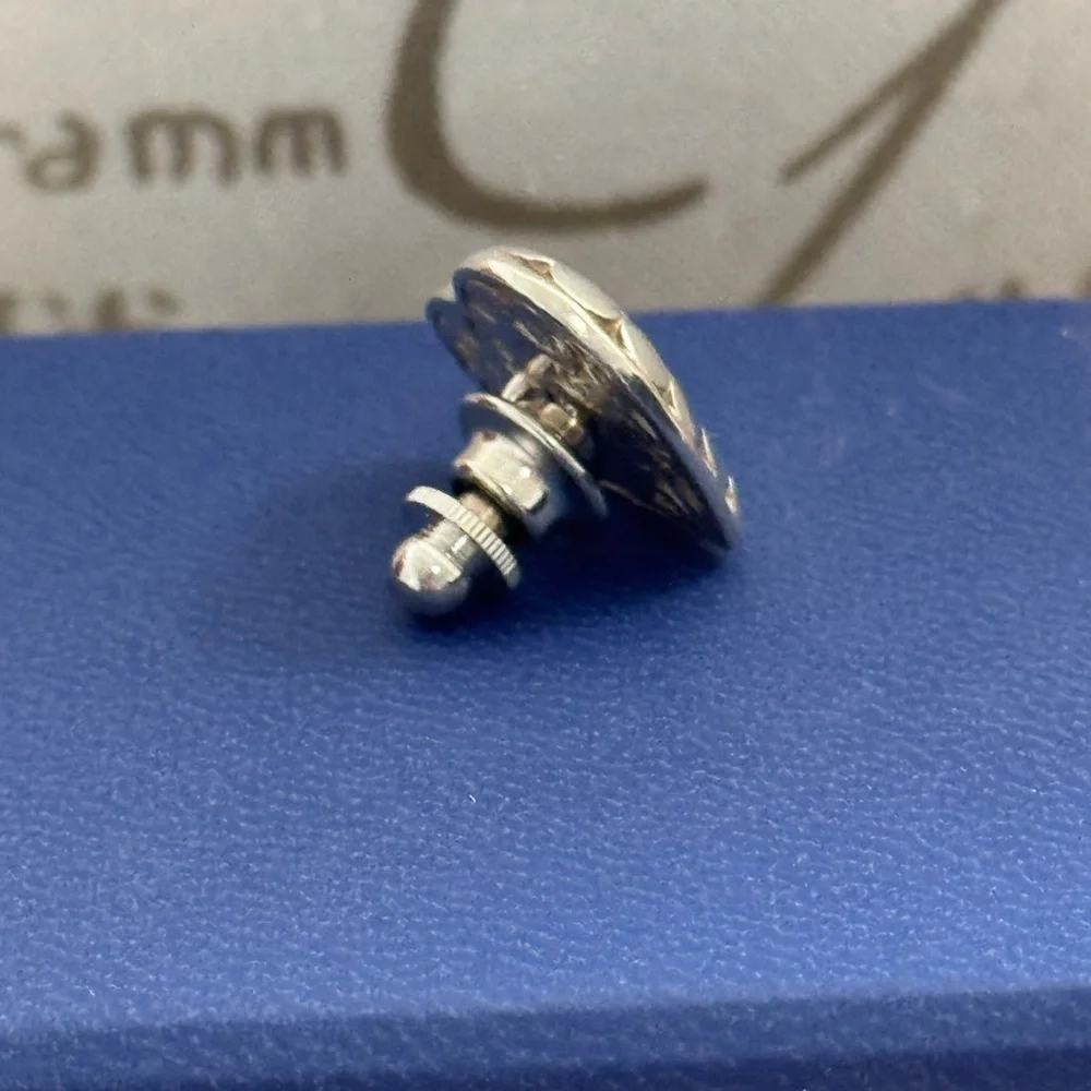John Hardy .925 Sterling Silver 2003 Collectible Dot Heart Pin / Tie Tac